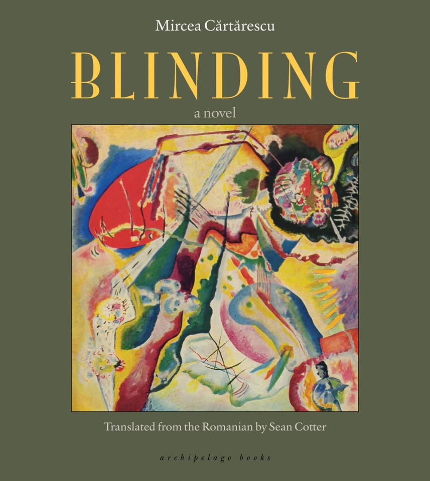 Blinding book cover by Mircea Cartarescu