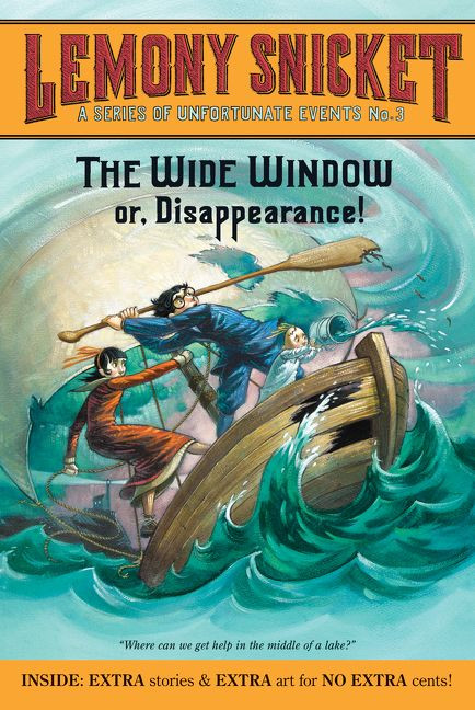 A Series of Unfortunate Events #3: The Wide Window book cover by Lemony Snicket