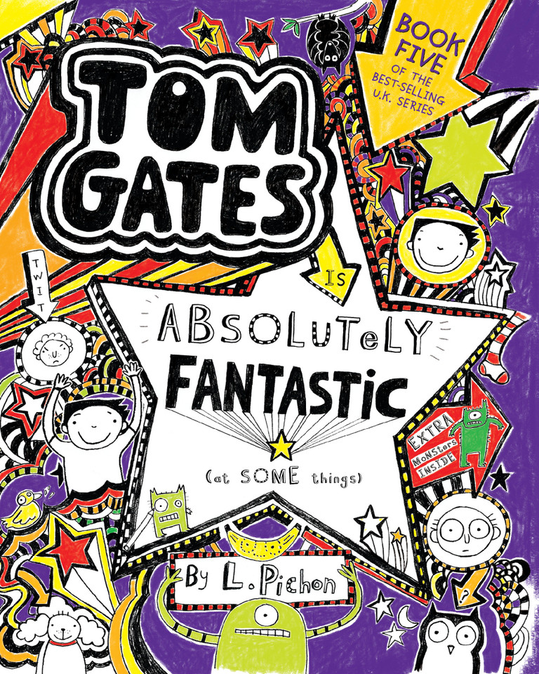Tom Gates Is Absolutely Fantastic (at Some Things) (Tom Gates) book cover by L. Pichon