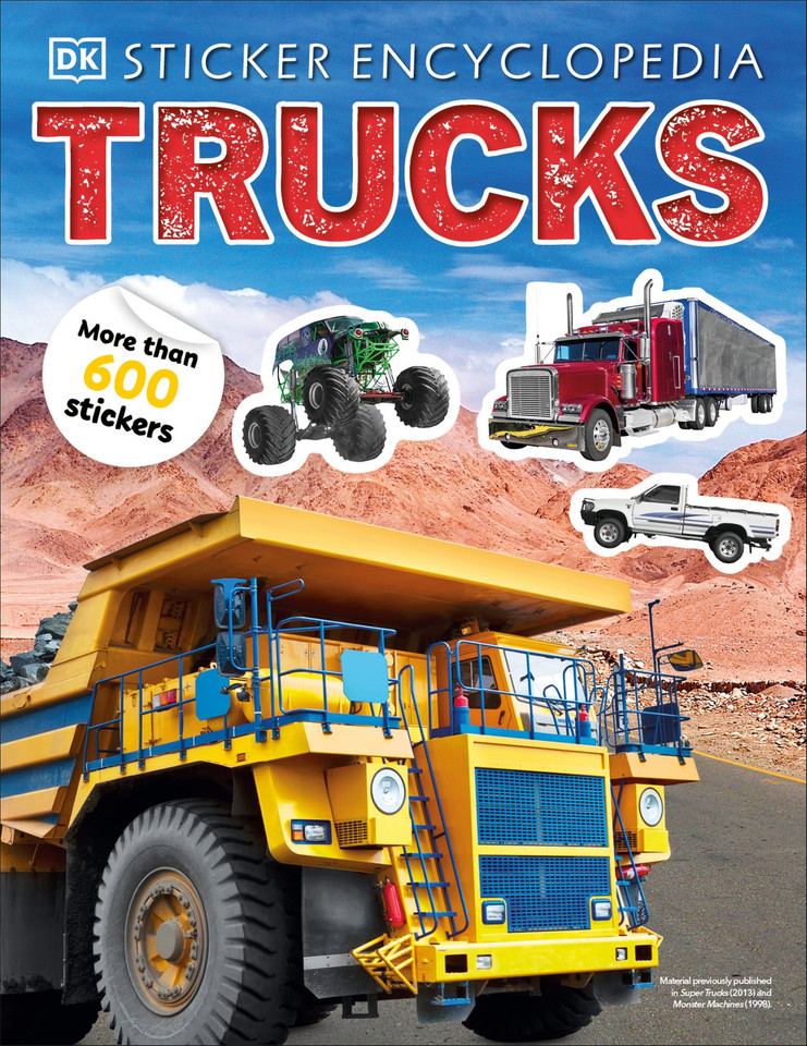 Sticker Encyclopedia Trucks (Sticker Encyclopedias) book cover by DK