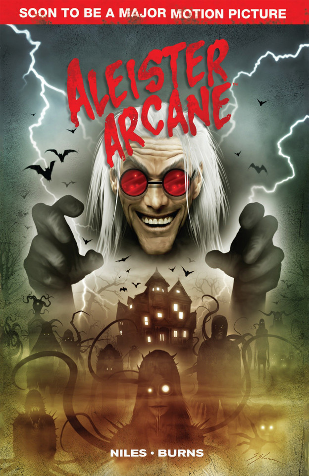 Aleister Arcane book cover by Steve Niles