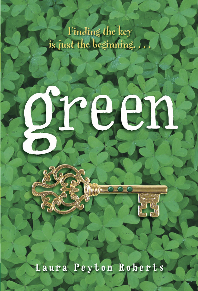 Green book cover by Laura Peyton Roberts