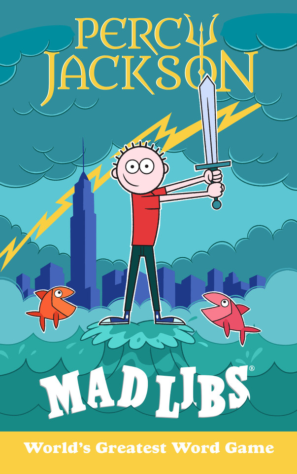 Percy Jackson Mad Libs (Mad Libs) book cover by Leigh Olsen