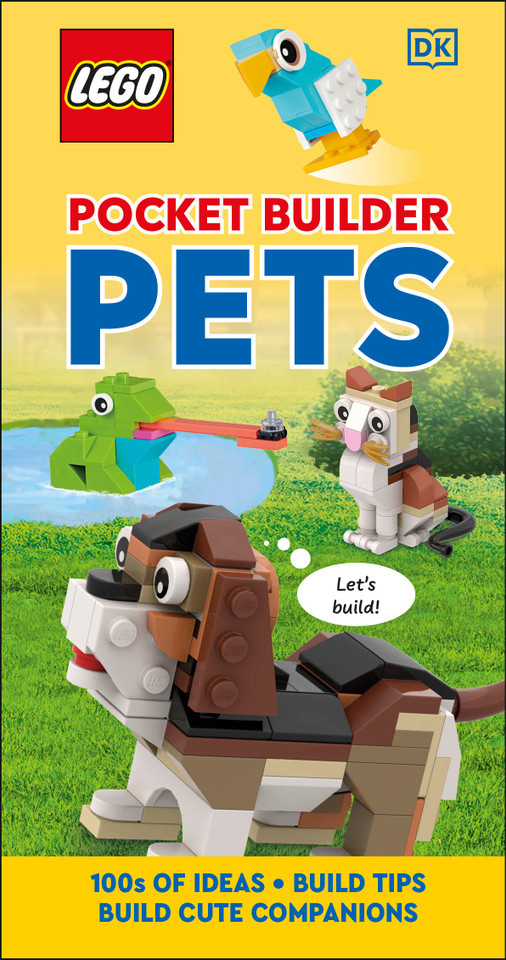 LEGO Pocket Builder Pets: Build Cute Companions (LEGO Pocket Builder) book cover by DK