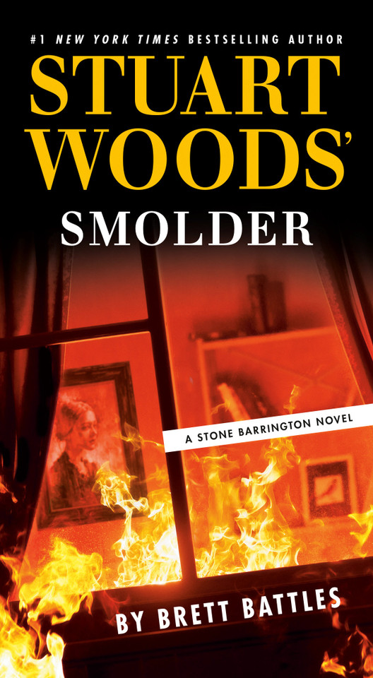 Stuart Woods' Smolder (A Stone Barrington Novel) book cover by Brett Battles