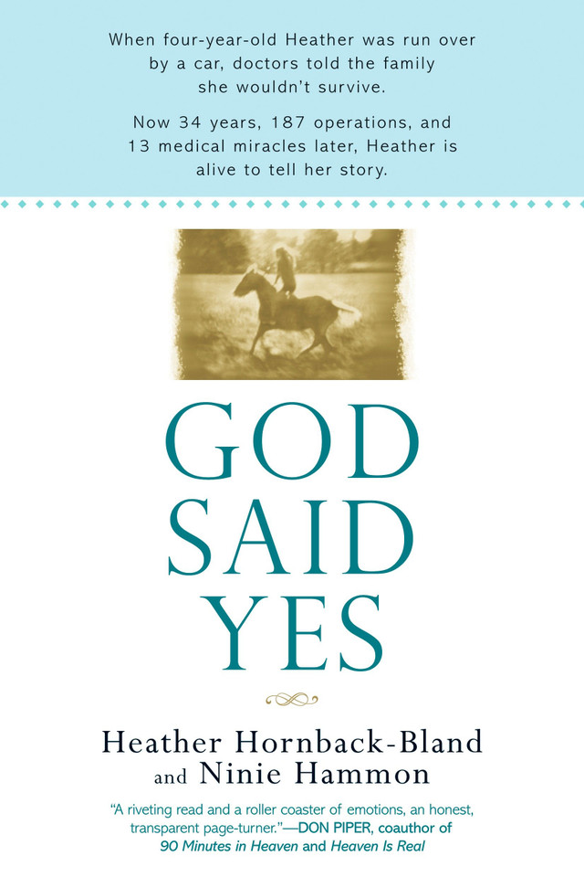 God Said Yes book cover by Heather Hornback-Bland, Ninie Hammon