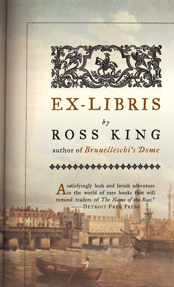 Ex-Libris book cover by Ross King