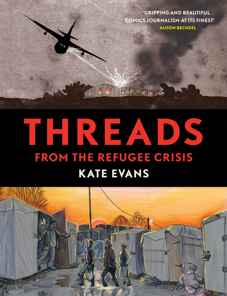 Threads: From the Refugee Crisis book cover by Kate Evans