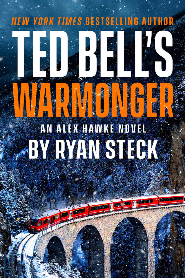 Ted Bell's Warmonger (An Alex Hawke Novel) book cover by Ryan Steck