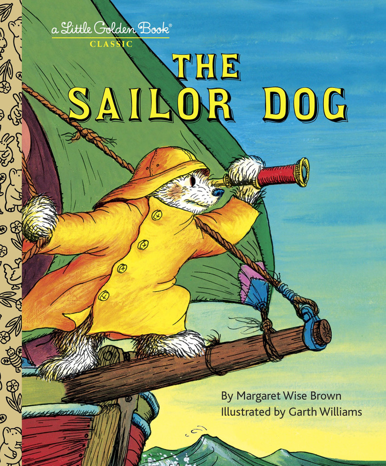 The Sailor Dog (Little Golden Book) book cover by Margaret Wise Brown