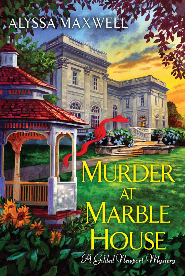 Murder at Marble House (A Gilded Newport Mystery) book cover by Alyssa Maxwell
