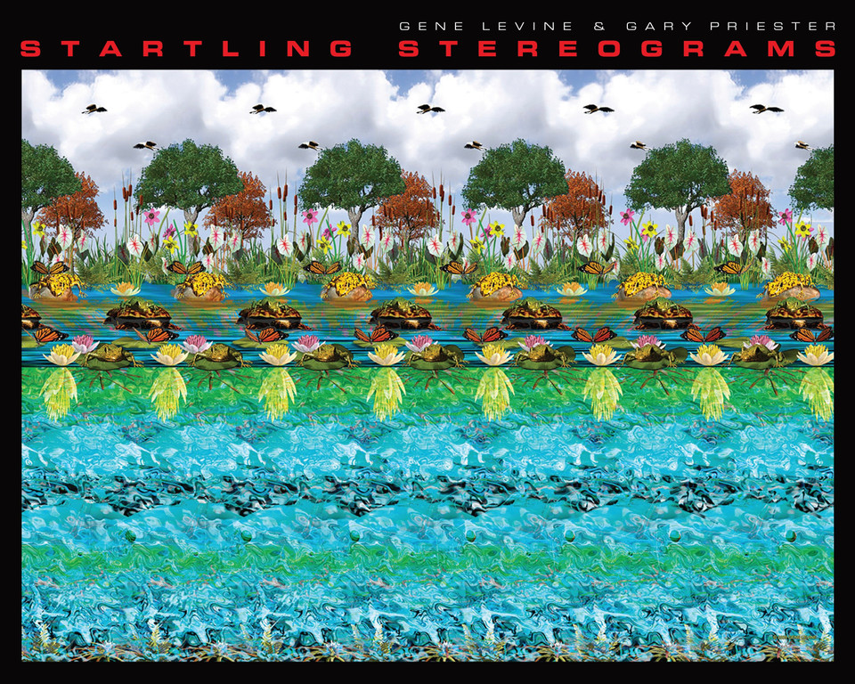 Startling Stereograms book cover by Gene Levine, Gary Priester