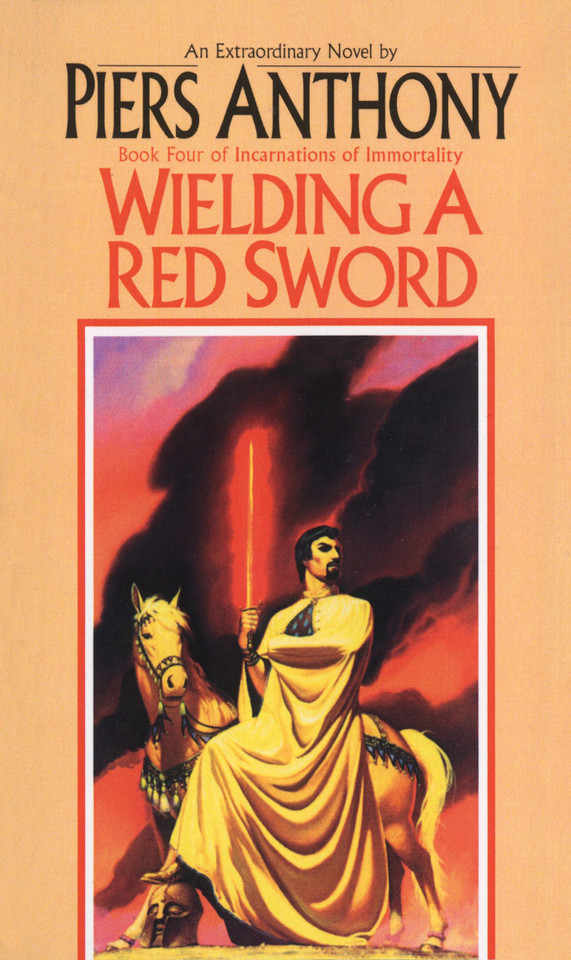Wielding a Red Sword (Incarnations of Immortality) book cover by Piers Anthony