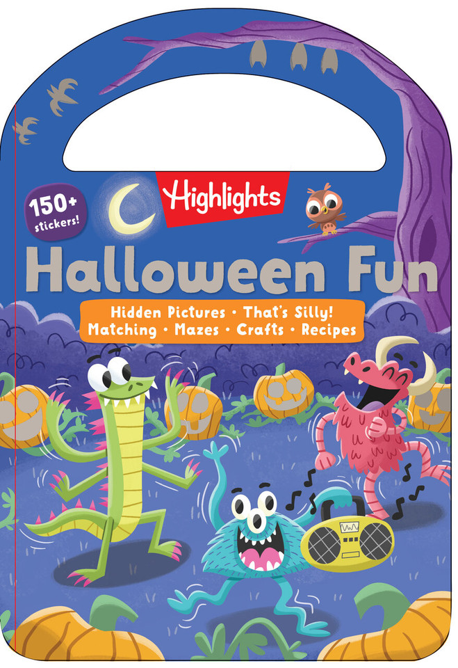 Halloween Fun: A Wipe-Clean Halloween Activity Book for Kids Ages 36 with Over 150 Stickers, Puzzles, Crafts, Recipes and Halloween Seek and Find Fun (Carry and Play Activity Books) book cover by 