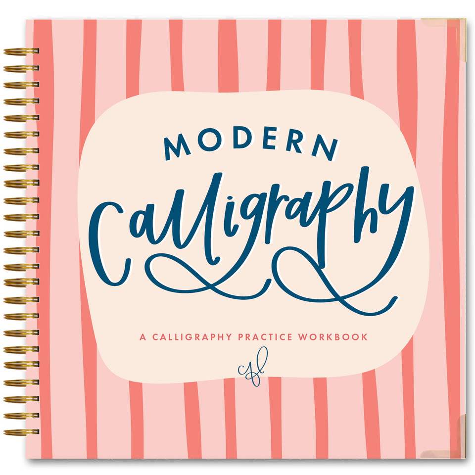 Modern Calligraphy: A Calligraphy Practice Workbook (Calligraphy Practice Book Series) book cover by Chalkfulloflove