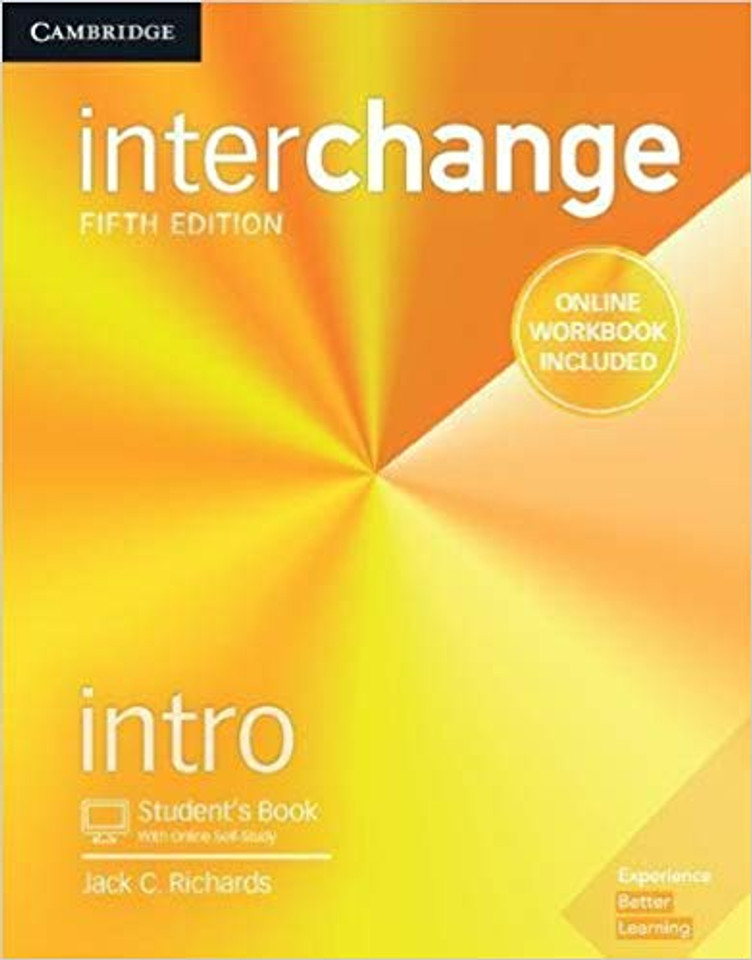 Interchange Intro Student's Book with Online Self-Study (Revised) (Interchange) (5TH ed.) Cover Interchange Intro Student's Book with Online Self-Study (Revised) (Interchange) (5TH ed.) Cover