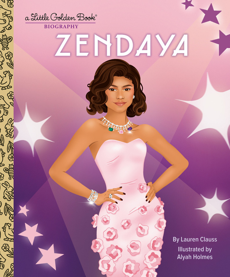 Zendaya: A Little Golden Book Biography (Little Golden Book Biographies) book cover by Lauren Clauss
