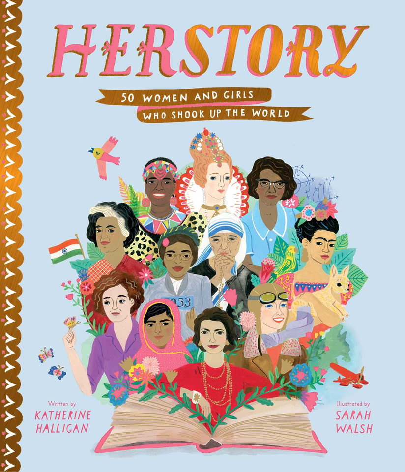 Herstory: 50 Women and Girls Who Shook Up the World (Stories That Shook Up the World) book cover by Katherine Halligan