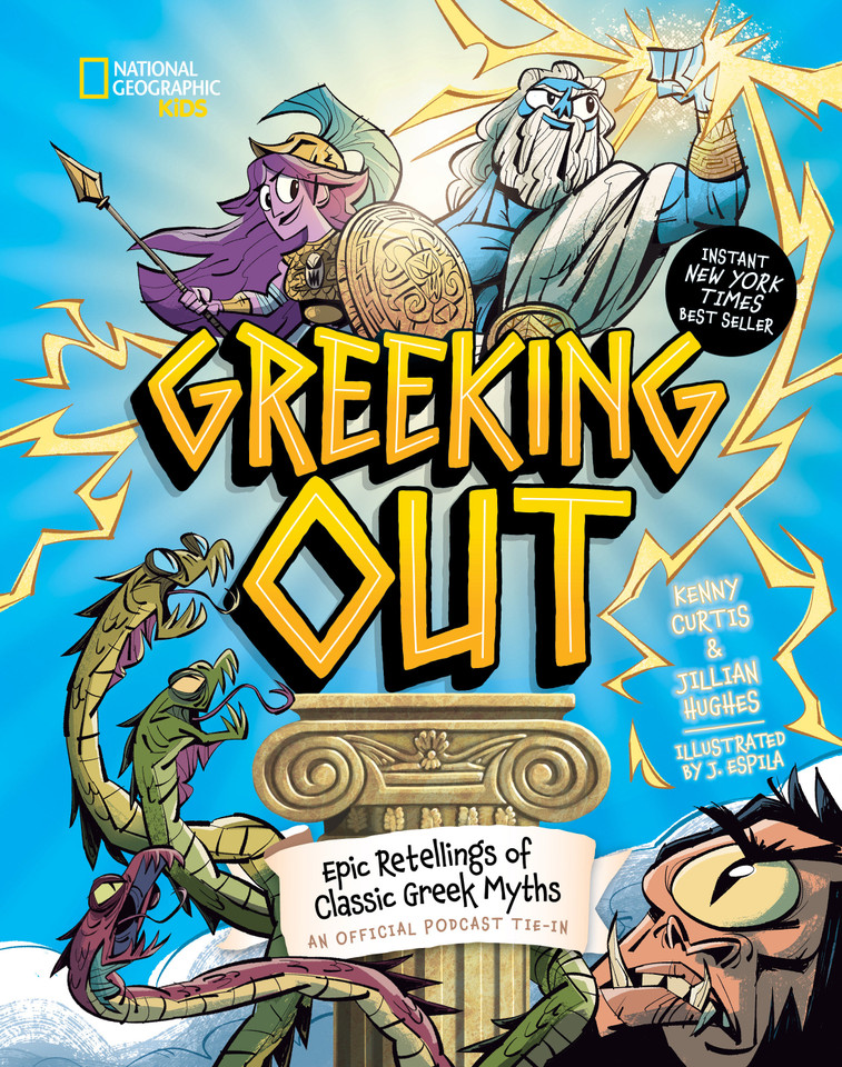 Greeking Out: Epic Retellings of Classic Greek Myths (Greeking Out) book cover by Kenny Curtis, Jillian Hughes