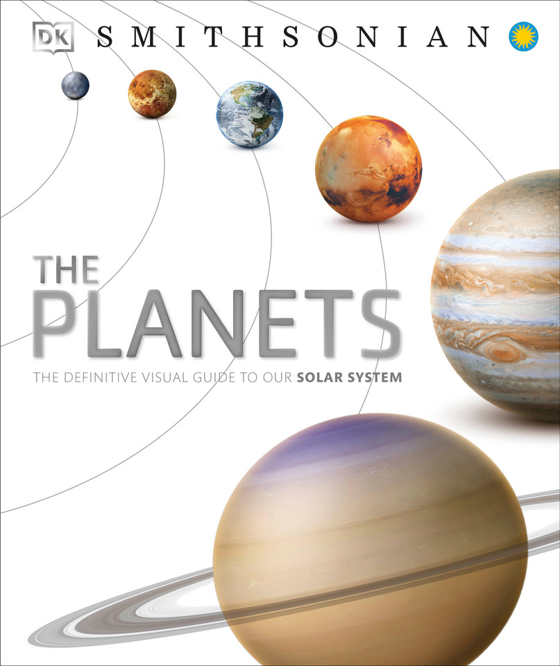 The Planets: The Definitive Visual Guide to Our Solar System book cover by DK