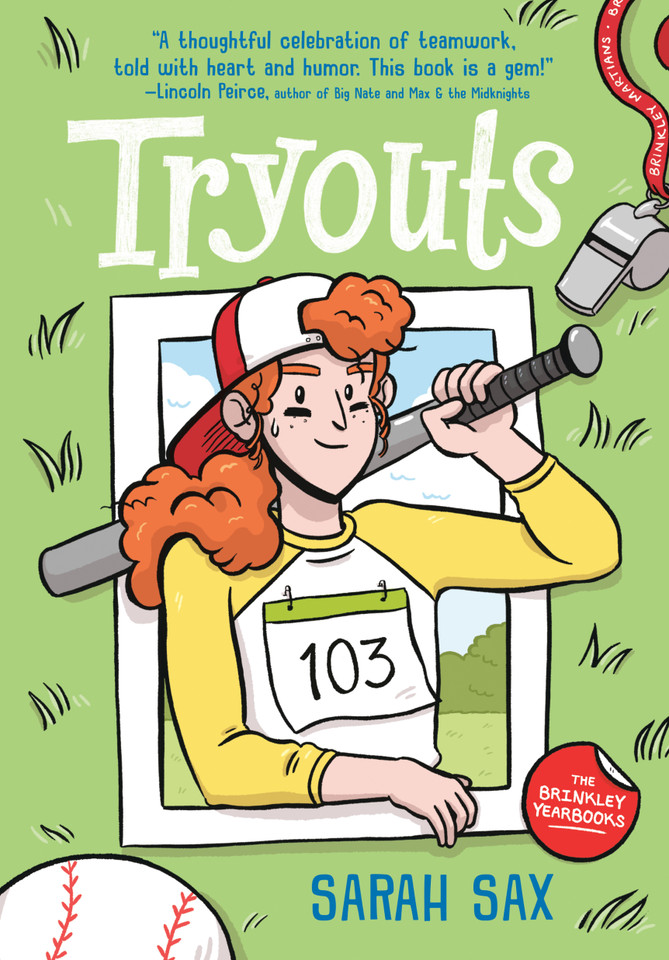 Tryouts: (A Graphic Novel) (The Brinkley Yearbooks) book cover by Sarah Sax