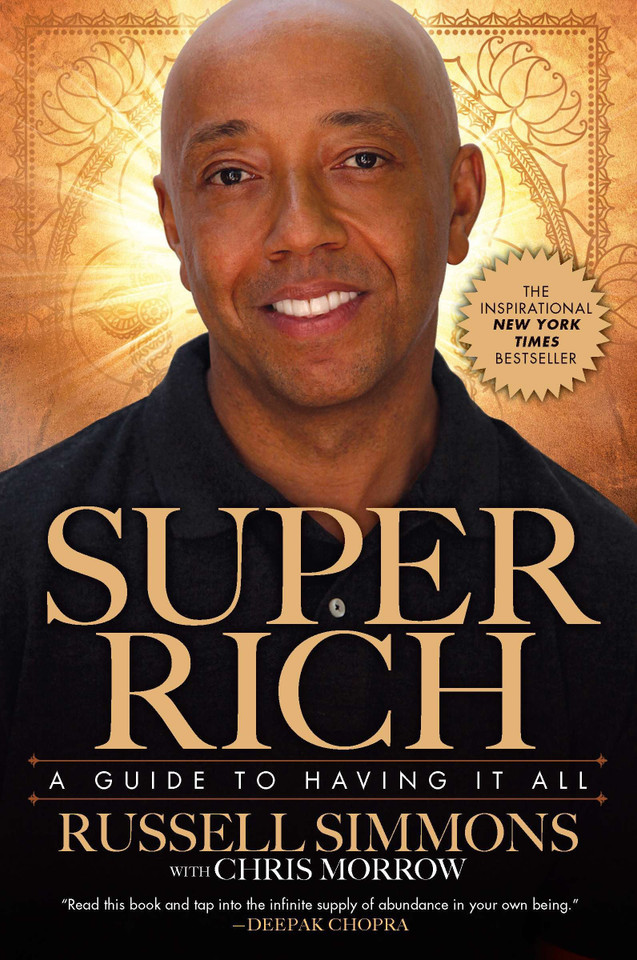 Super Rich: A Guide to Having It All book cover by Russell Simmons, Chris Morrow