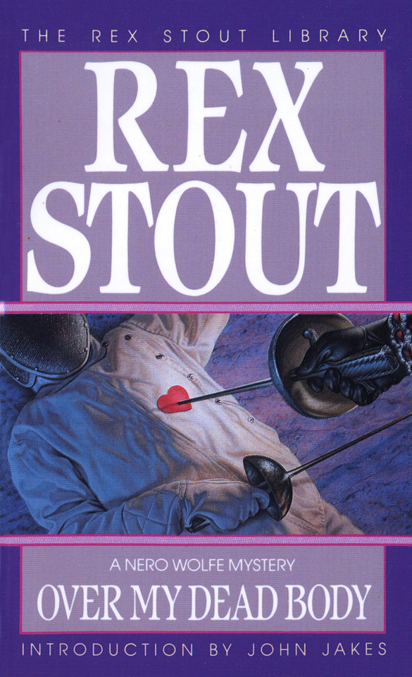 Over My Dead Body (Nero Wolfe) book cover by Rex Stout
