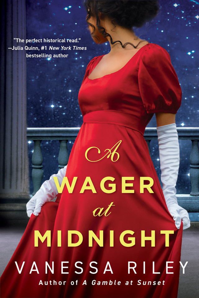 A Wager at Midnight (Betting Against the Duke) book cover by Vanessa Riley