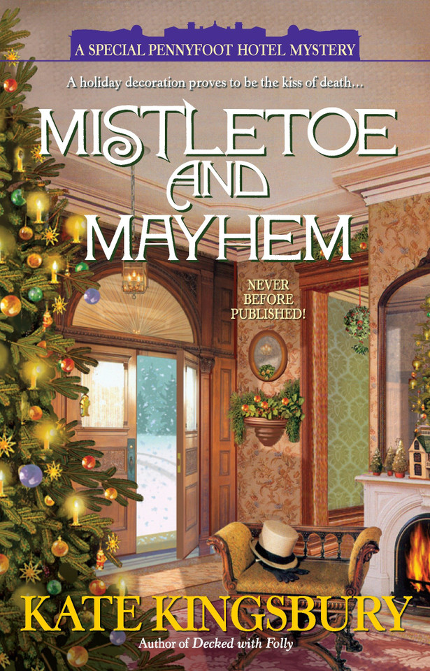 Mistletoe and Mayhem (A Special Pennyfoot Hotel Myst) book cover by Kate Kingsbury