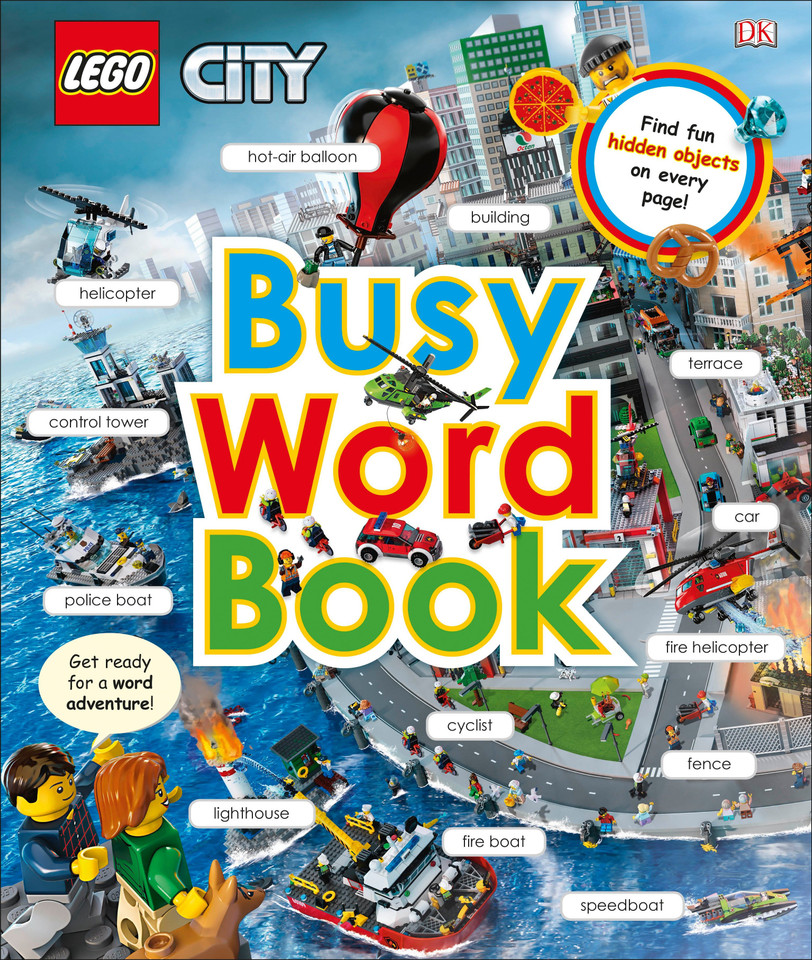 LEGO CITY: Busy Word Book book cover by DK