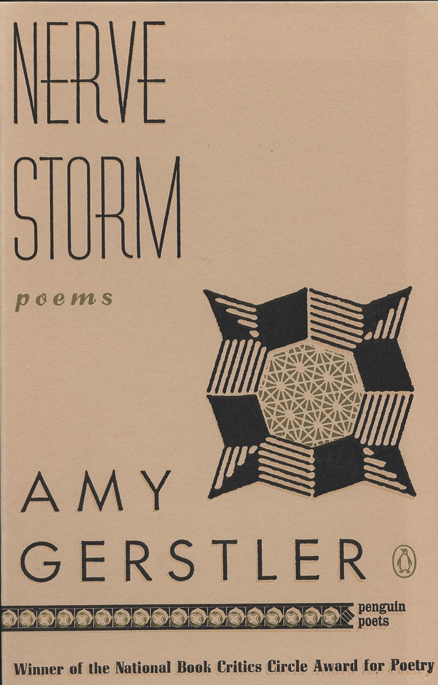 Nerve Storm (Penguin Poets) book cover by Amy Gerstler