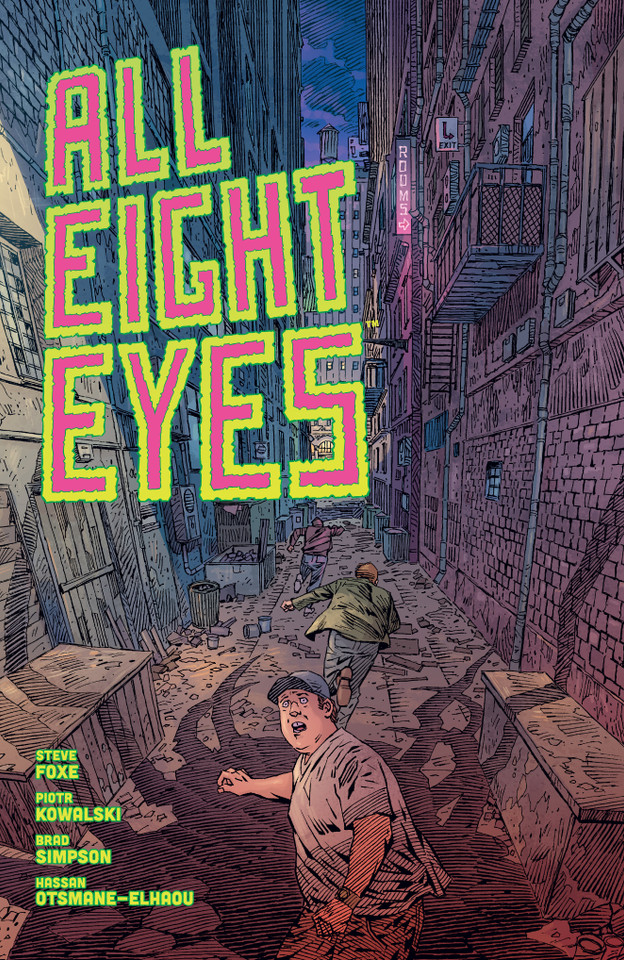 All Eight Eyes book cover by Steve Foxe