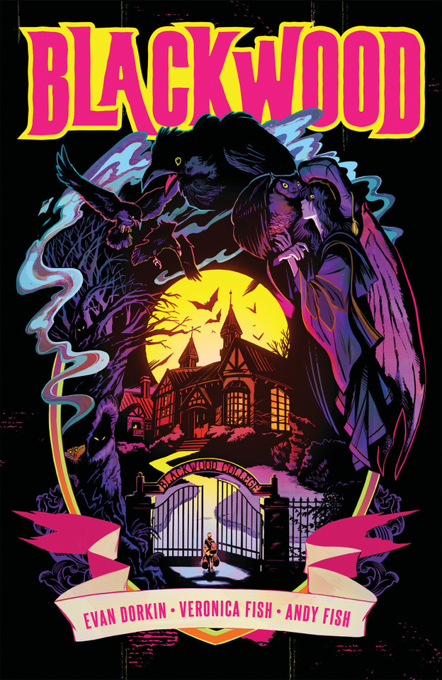 Blackwood book cover by Evan Dorkin