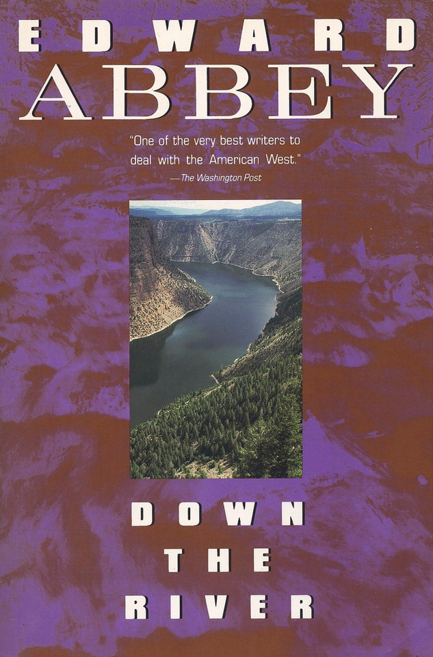 Down the River book cover by Edward Abbey