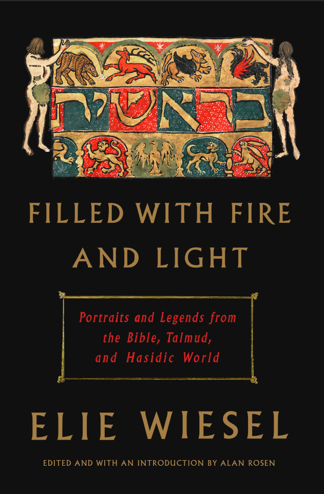 Filled with Fire and Light: Portraits and Legends from the Bible, Talmud, and Hasidic World book cover by Elie Wiesel
