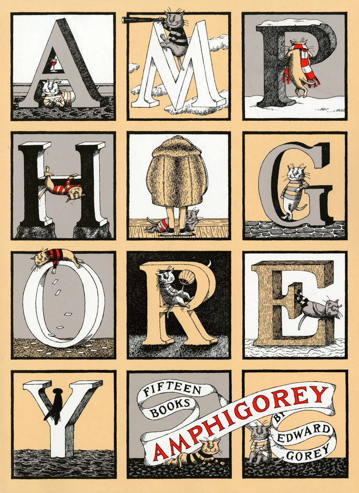 Amphigorey: Fifteen Books book cover by Edward Gorey