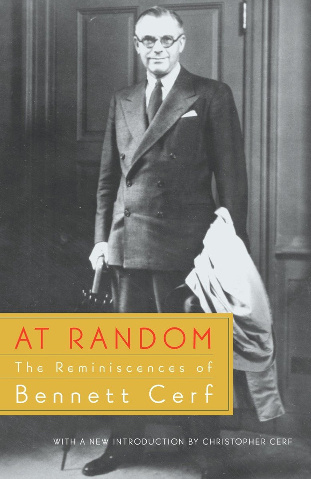 At Random: The Reminiscences of Bennett Cerf book cover by Bennett Cerf