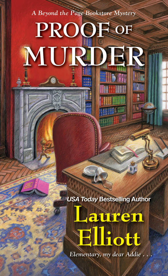 Proof of Murder (A Beyond the Page Bookstore Mystery) book cover by Lauren Elliott