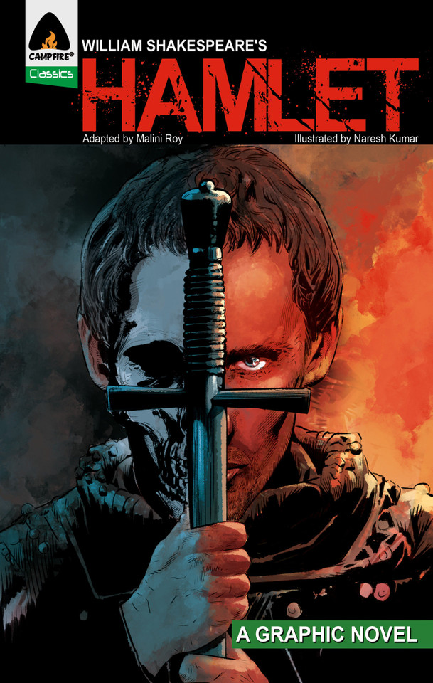 Hamlet (Campfire Graphic Novels) book cover by William Shakespeare