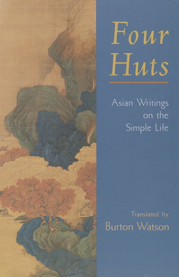 Four Huts: Asian Writings on the Simple Life book cover by 