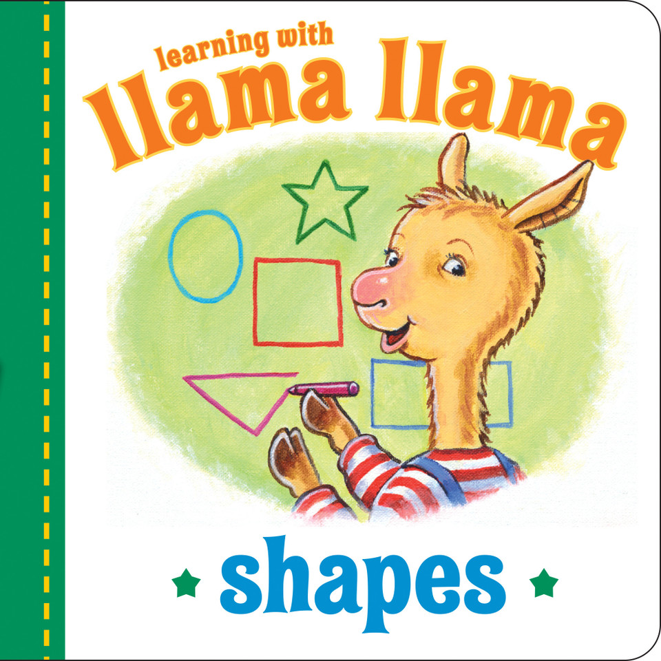 Llama Llama Shapes (Llama Llama) book cover by Anna Dewdney
