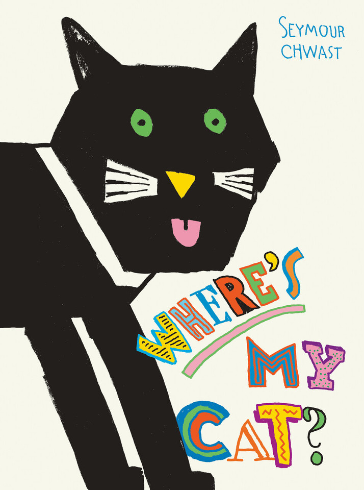 Where's My Cat? book cover by Seymour Chwast