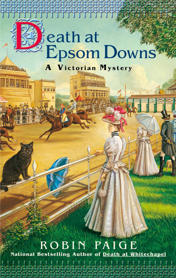 Death at Epsom Downs (A Victorian Mystery) book cover by Robin Paige