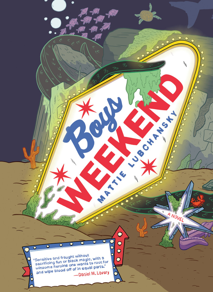 Boys Weekend (Pantheon Graphic Library) book cover by Mattie Lubchansky