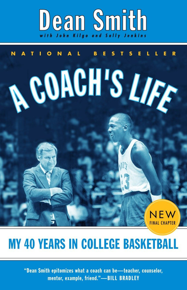 A Coach's Life: My 40 Years in College Basketball book cover by Dean Smith, John Kilgo, Sally Jenkins