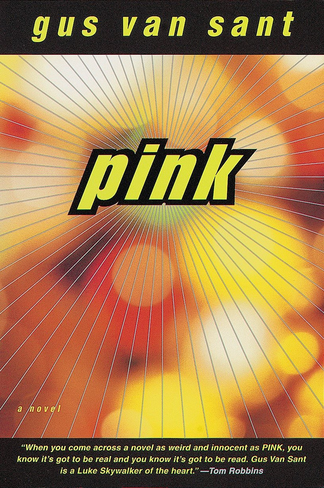 Pink book cover by Gus Van Sant