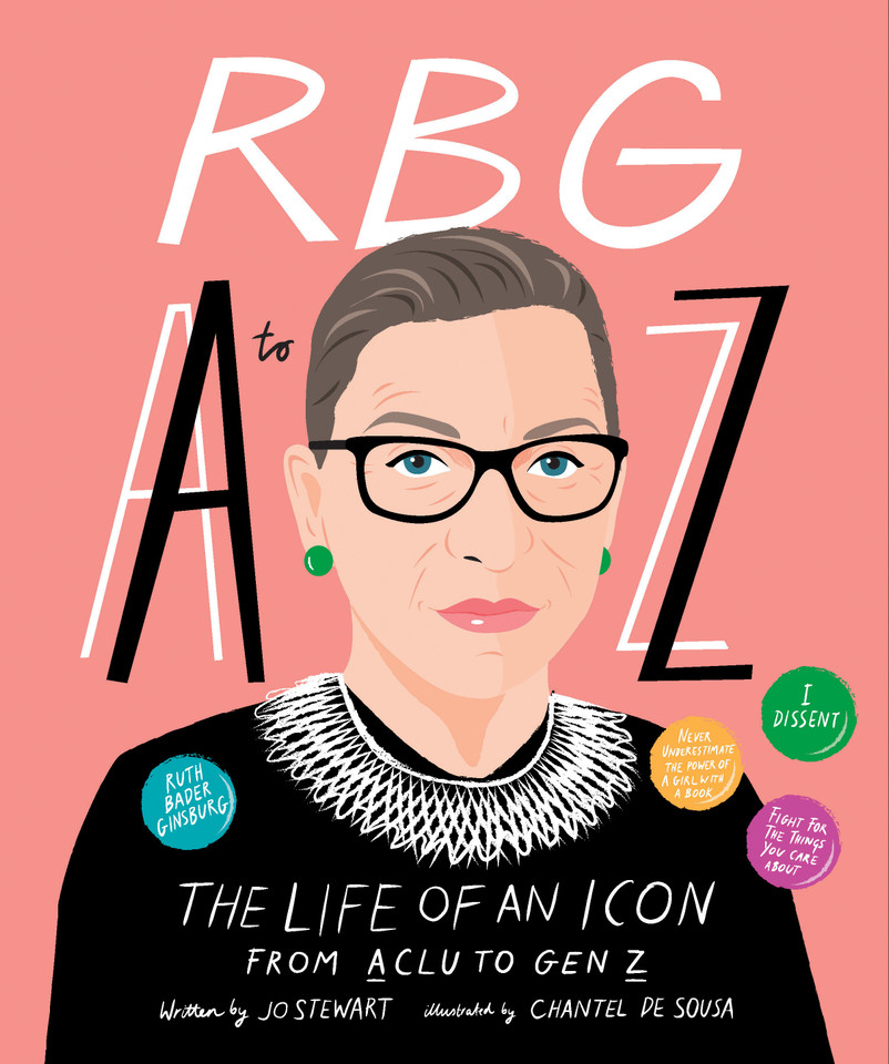 RBG A to Z: The Life of An Icon from ACLU To Gen Z book cover by Nadia Bailey