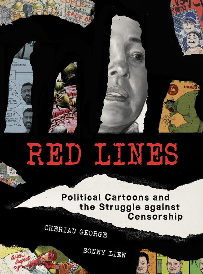 Red Lines: Political Cartoons and the Struggle against Censorship (Information Policy) book cover by Cherian George, Sonny Liew