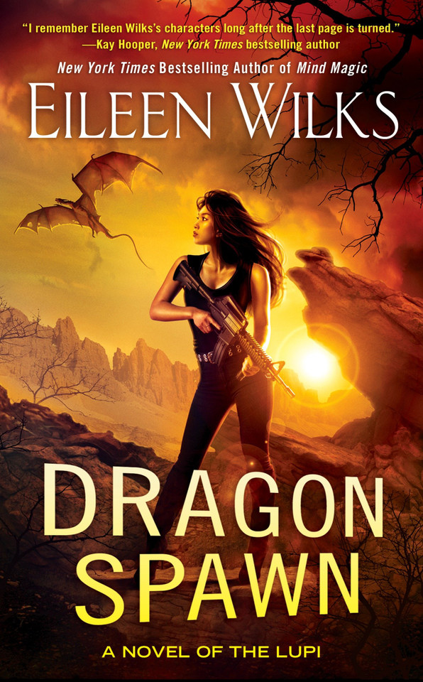 Dragon Spawn (A Novel of the Lupi) book cover by Eileen Wilks