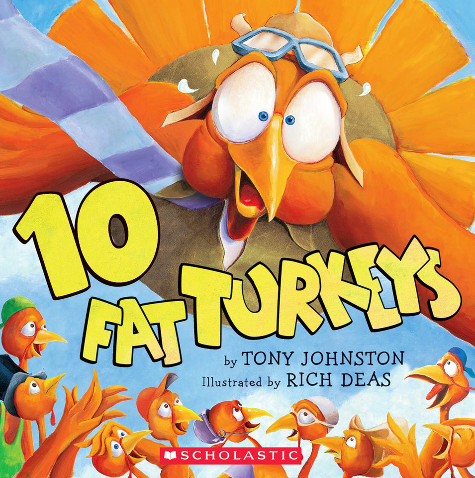 10 Fat Turkeys book cover by Tony Johnston